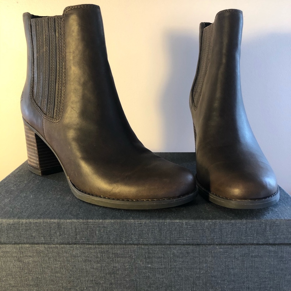 Timberland Brown Leather Booties